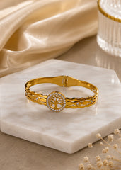 Golden Tree of Life Bracelet for Women